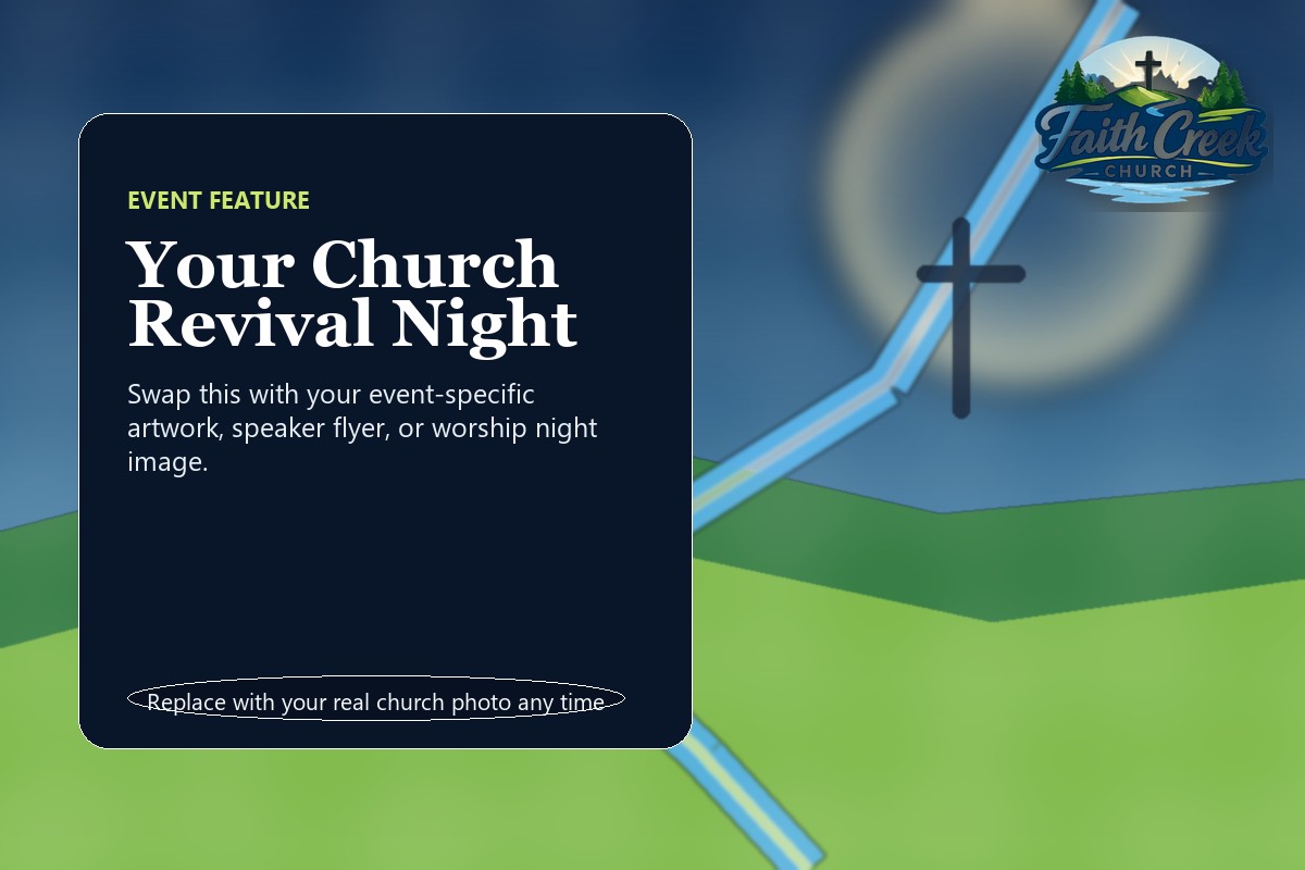 Your Church worship event placeholder