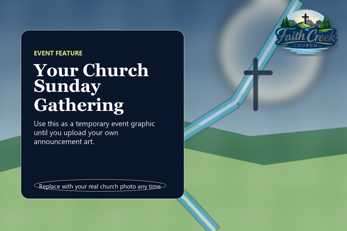 Your Church Sunday event placeholder